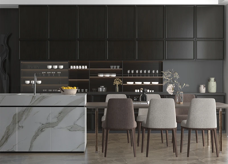 modern kitchen cabinet with dining modern kitchen cabinet with dining