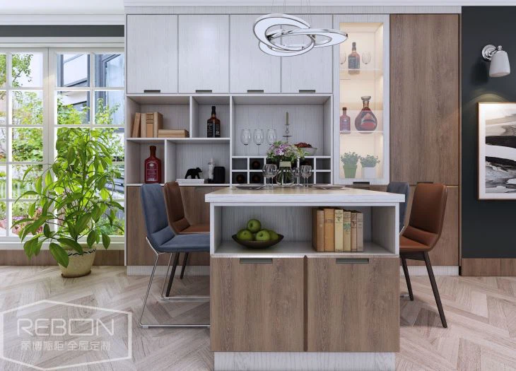 Nútíma PVC dinning skápur